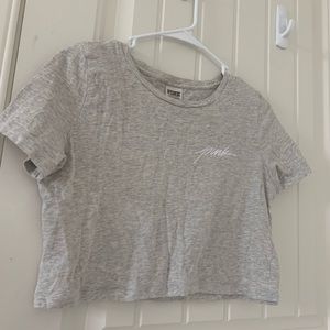 PINK cropped Tee